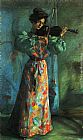 The Violinist by Lovis Corinth